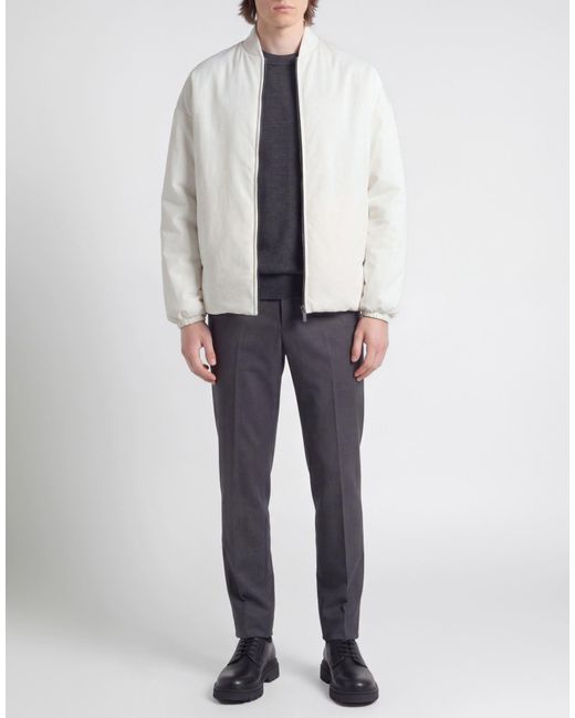 Hevò White Jacket Polyester, Cotton for men