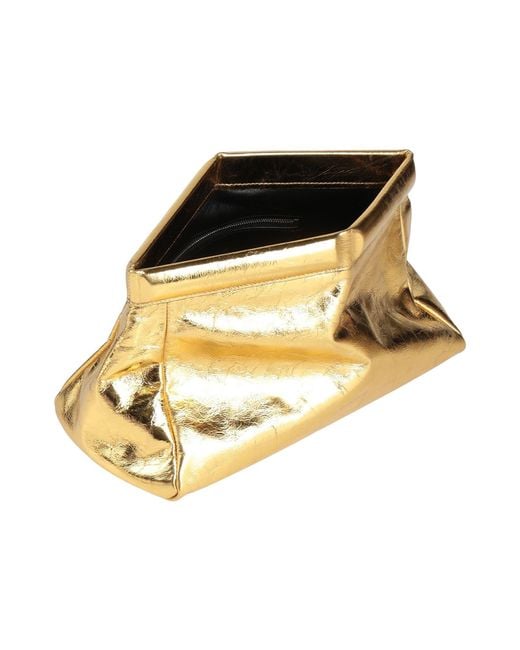 ARMARIUM Metallic Handbag Leather