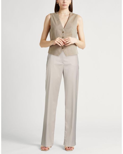 HEBE STUDIO Gray Trouser