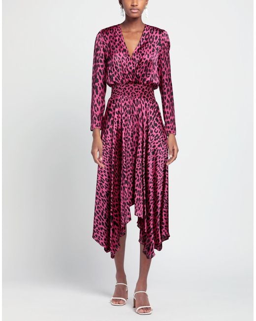 Maje Purple Midi Dress