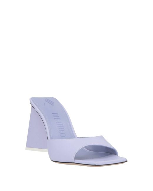 The Attico White Sandals