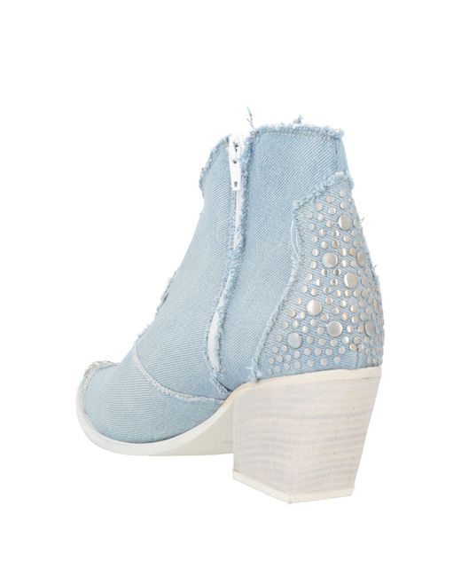 Botines de caña alta Divine Follie de color Blue
