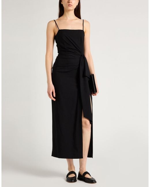 MSGM Black Maxi Dress