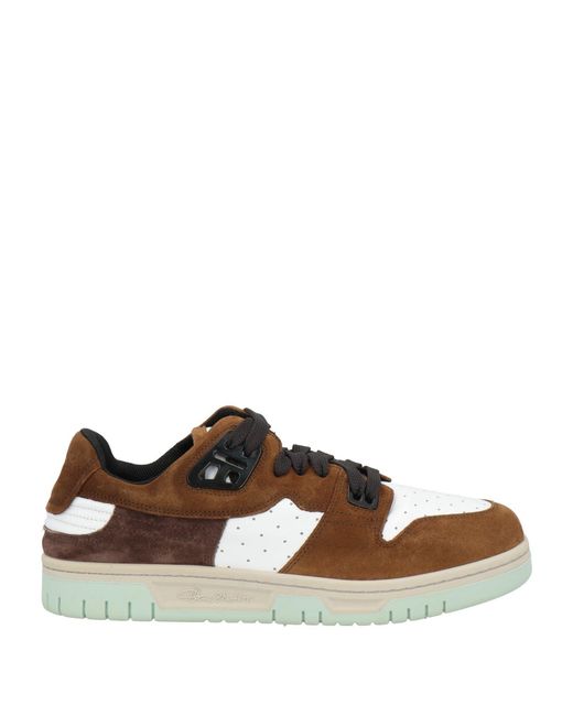 Acne Brown Sneakers Leather for men