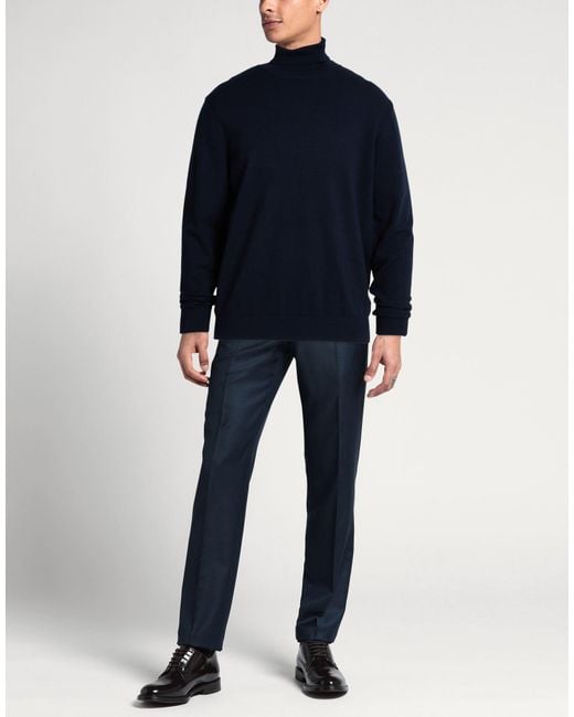 Diktat Blue Turtleneck for men