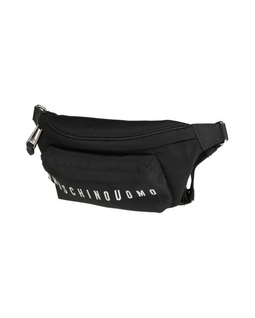 Moschino Black Belt Bag for men