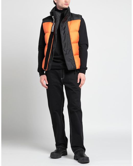 DSquared² Orange Puffer for men