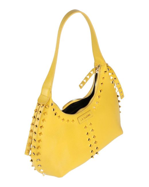 La Carrie Yellow Shoulder Bag