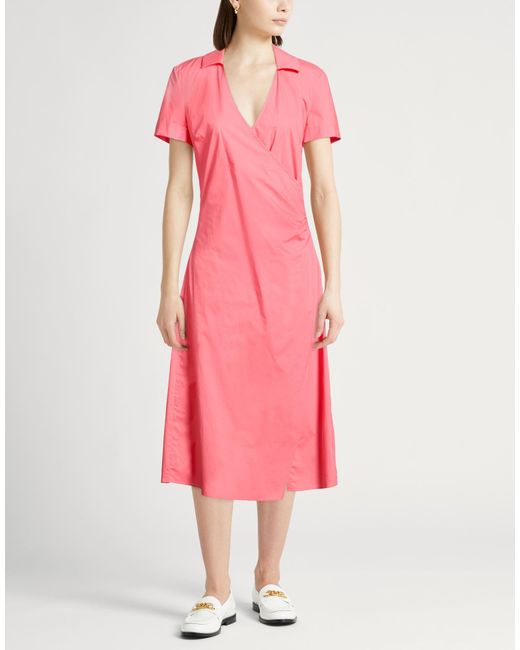 Patrizia Pepe Pink Midi Dresses
