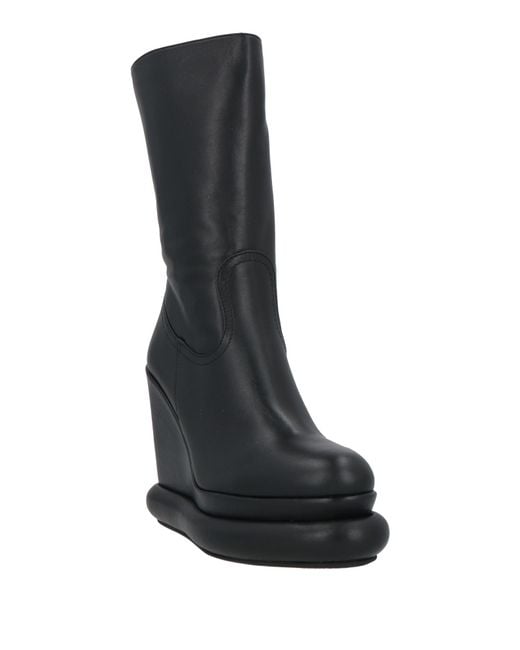 Paloma Barceló Black Ankle Boots Leather