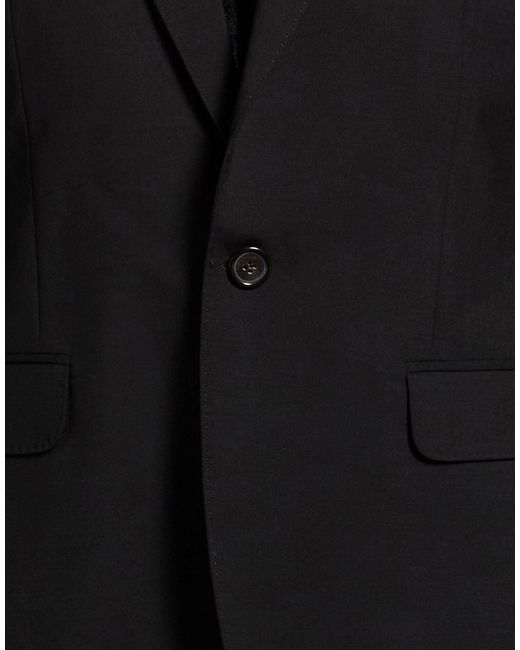 DSquared² Black Blazer Virgin Wool, Elastane for men
