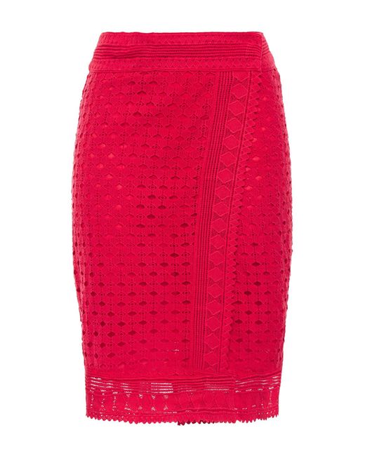 Ba&sh Pink Midi Skirt