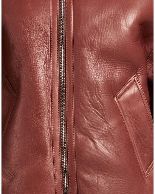 Vetements Red Light Jacket Lambskin