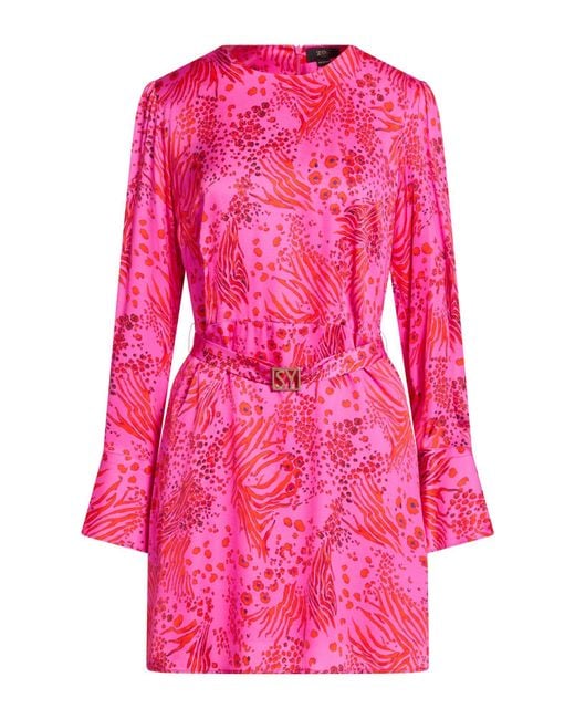 SEVENTY VENEZIA Pink Mini Dress Viscose