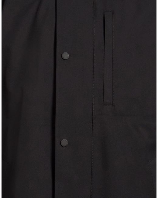 Paul & Shark Black Coat Polyester for men
