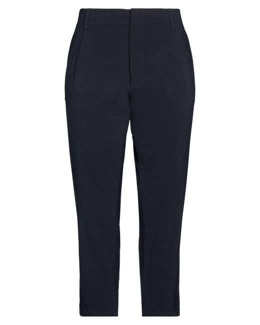 Dondup Blue Midnight Pants Polyester, Virgin Wool, Elastane