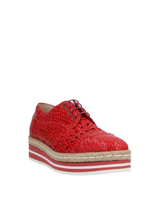 Pons Quintana Red Lace-up Shoes