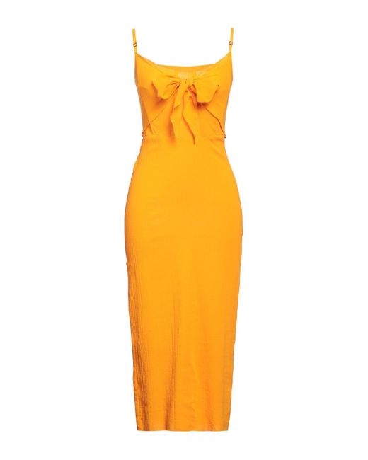 Patou Yellow Midi Dress