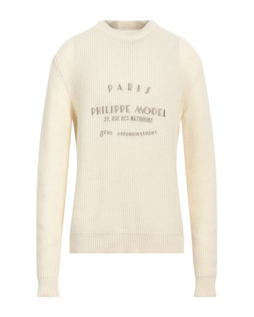Pullover Philippe Model pour homme en coloris White