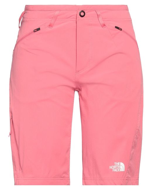 The North Face Pink Shorts & Bermuda Shorts Nylon, Elastane, Polyester