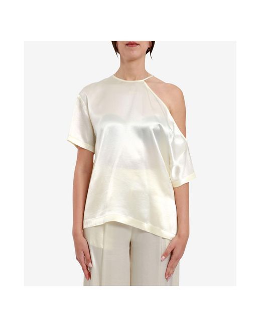 Top Erika Cavallini Semi Couture en coloris White