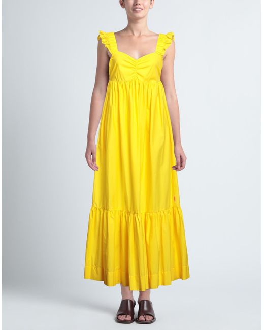 Actitude By Twinset Yellow Maxi Dress