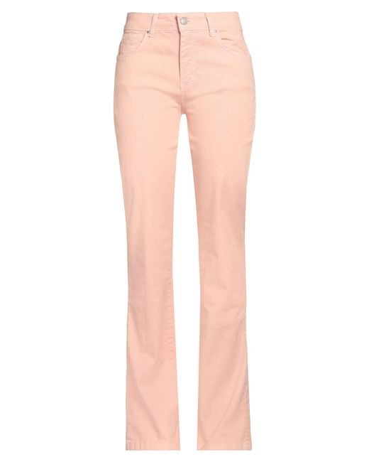 B.yu Pink Pants Cotton, Elastane