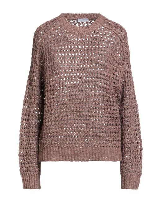 Pullover Brunello Cucinelli en coloris Brown
