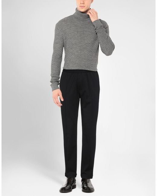 Emporio Armani Black Trouser for men