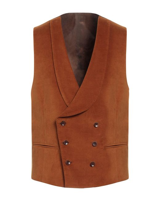 Paoloni Brown Vest for men