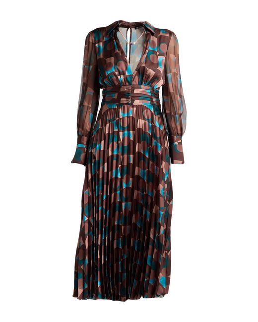 Camilla Black Midi Dress Polyester