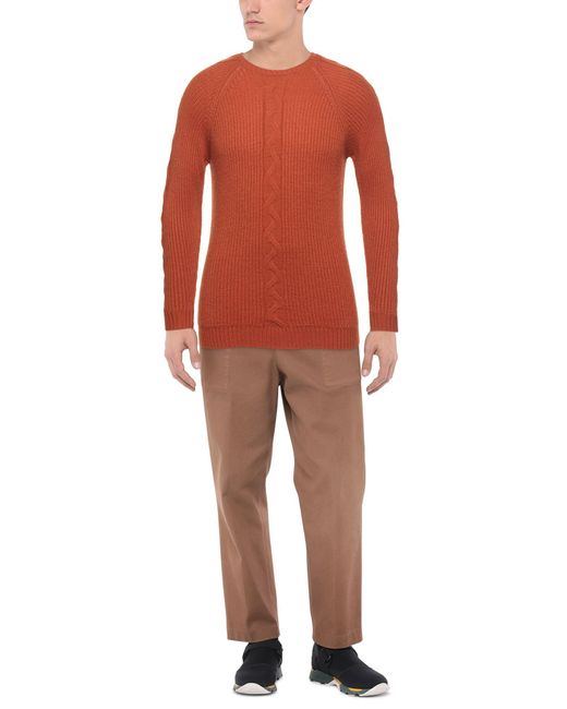Sseinse Orange Sweater for men