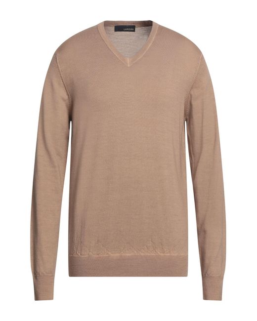 Lardini Brown Sweater Wool for men