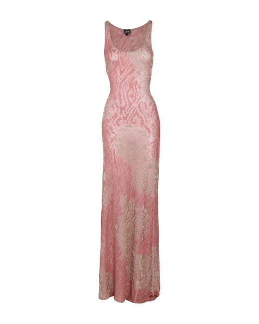 Just Cavalli Pink Maxi Dress