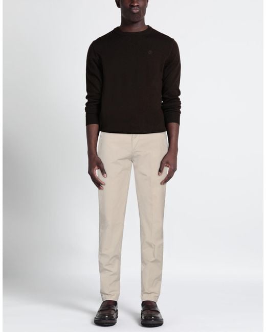 SPARVIERI Natural Pants Cotton, Elastane for men