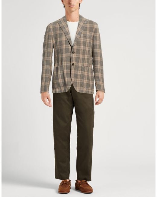 L.b.m. 1911 Brown Blazer for men