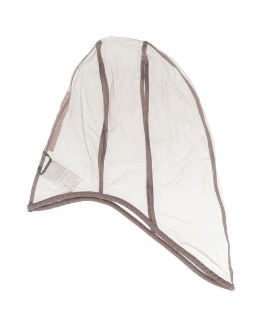 Rick Owens Natural Hat Polyamide