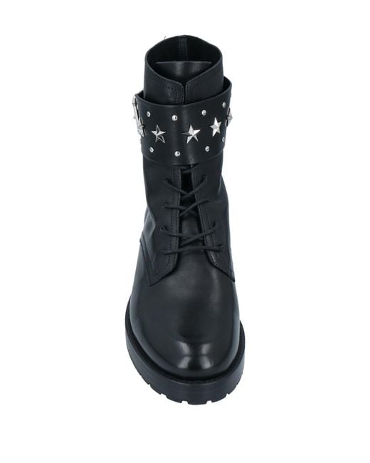 Red(v) Black Ankle Boots