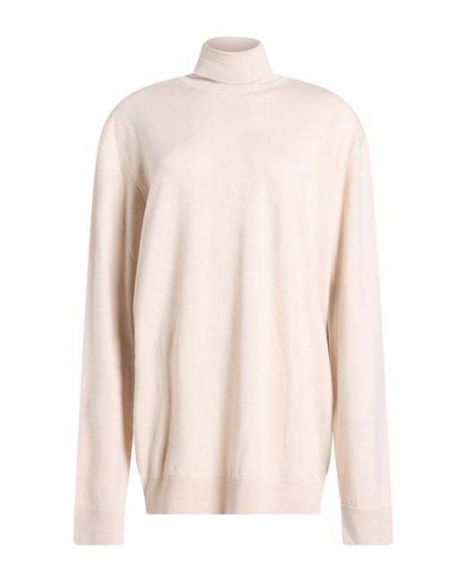 Alpha Studio Pink Turtleneck Merino Wool for men