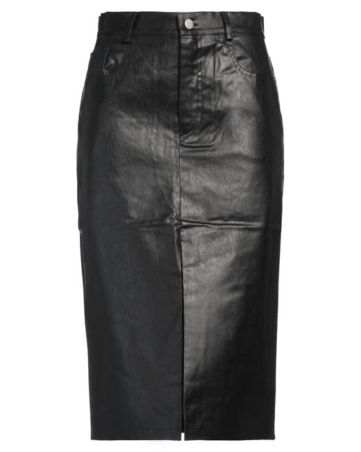 Jupe midi Kassl en coloris Black