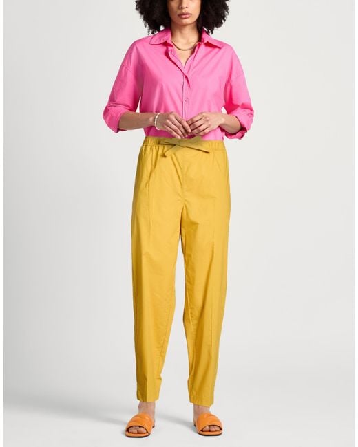 MEIMEIJ Yellow Pants Cotton