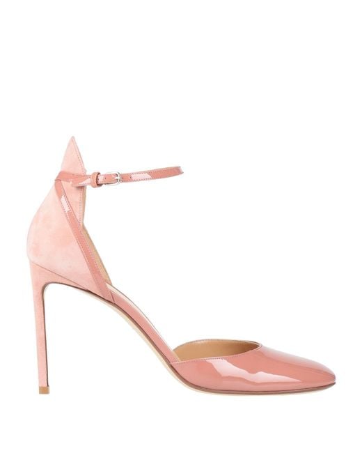 Francesco Russo Pink Pumps Leather
