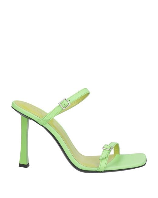 By Far Green Sandals