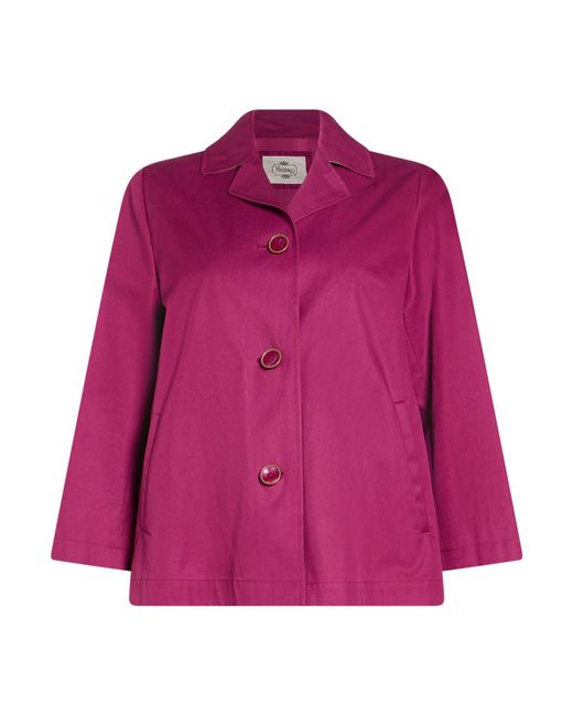Herno Purple Mauve Jacket Cotton