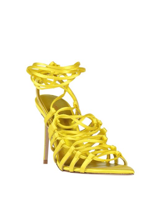 Le Silla Yellow Sandals
