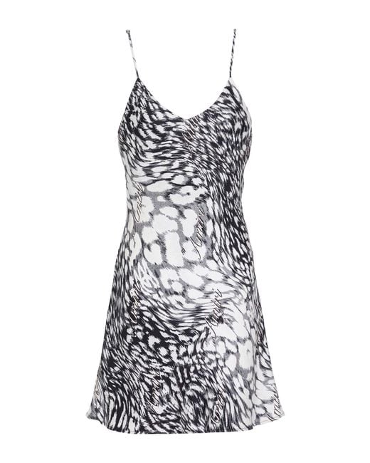Amiri White Mini Dress Silk