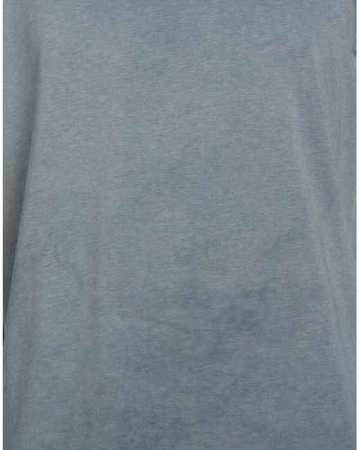 KIEFERMANN Blue Slate T-Shirt Cotton, Modal, Elastane for men