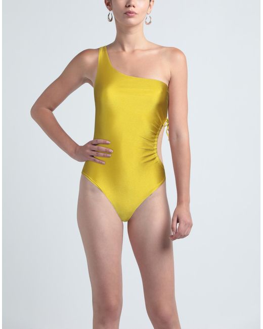 JADE Swim Yellow One-piece Swimsuit
