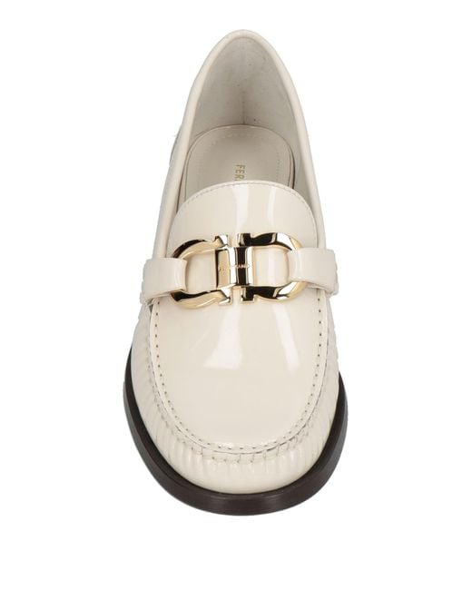 Ferragamo White Loafer