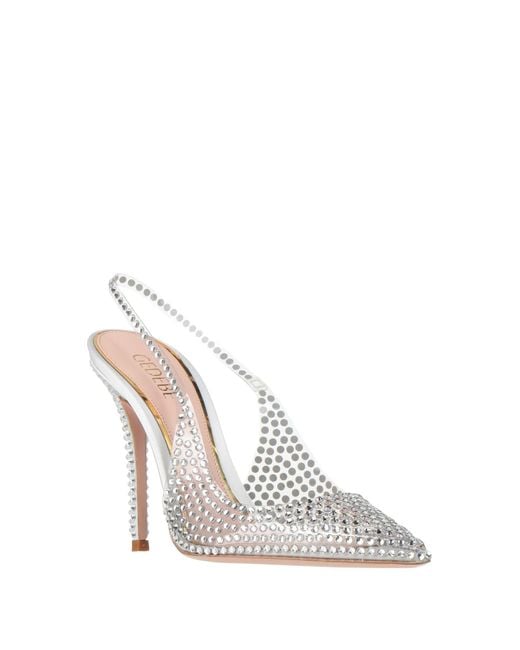 Gedebe White Pumps
